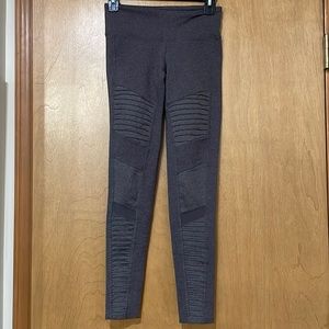Alo Yoga Grey Anthracite Moto Leggings